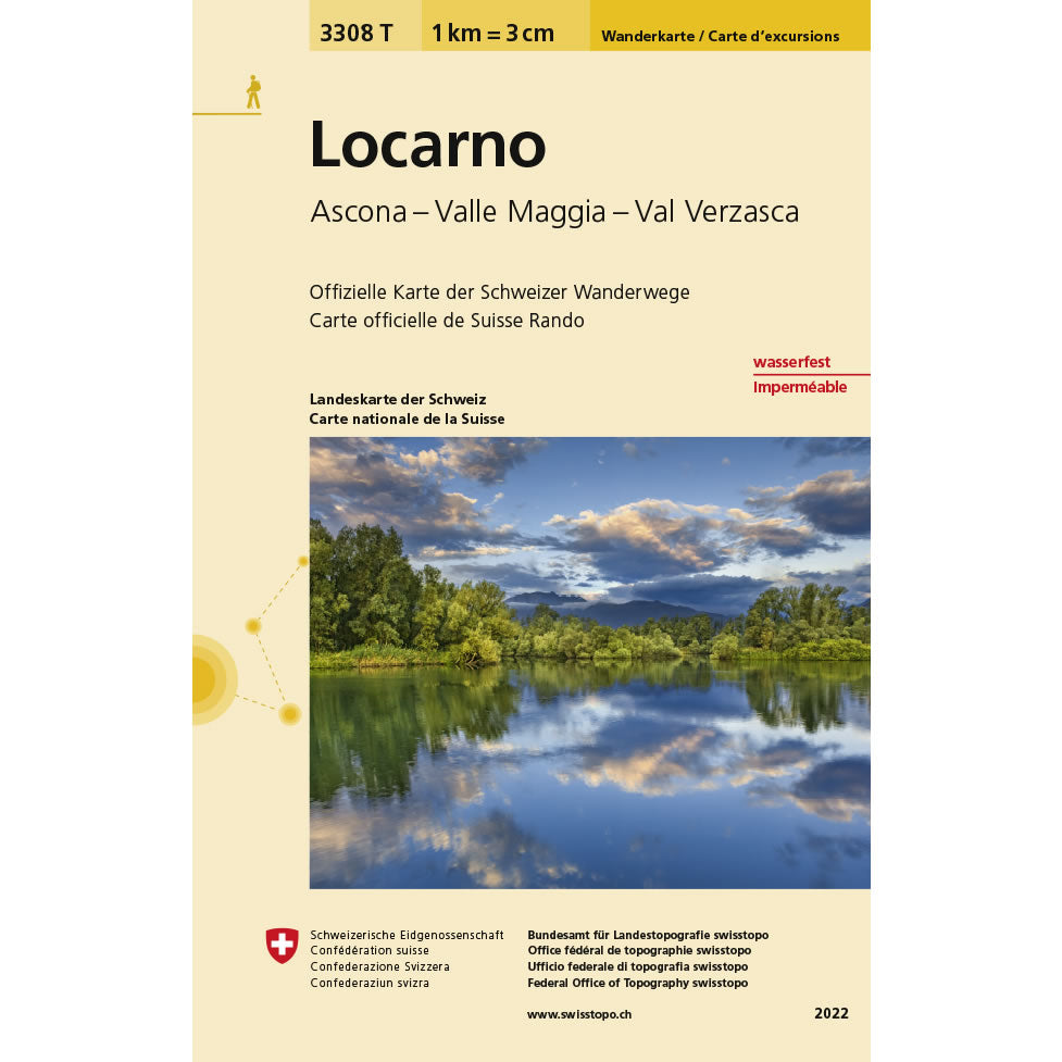 Locarno Walking Map 3308T